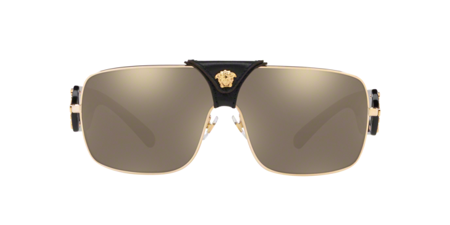 Versace Ve 2207Q Quadratische Barock-Sonnenbrille 1002/5